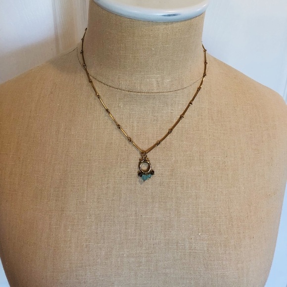 BR Necklace Sea Glass Unique Chain - Picture 5 of 8